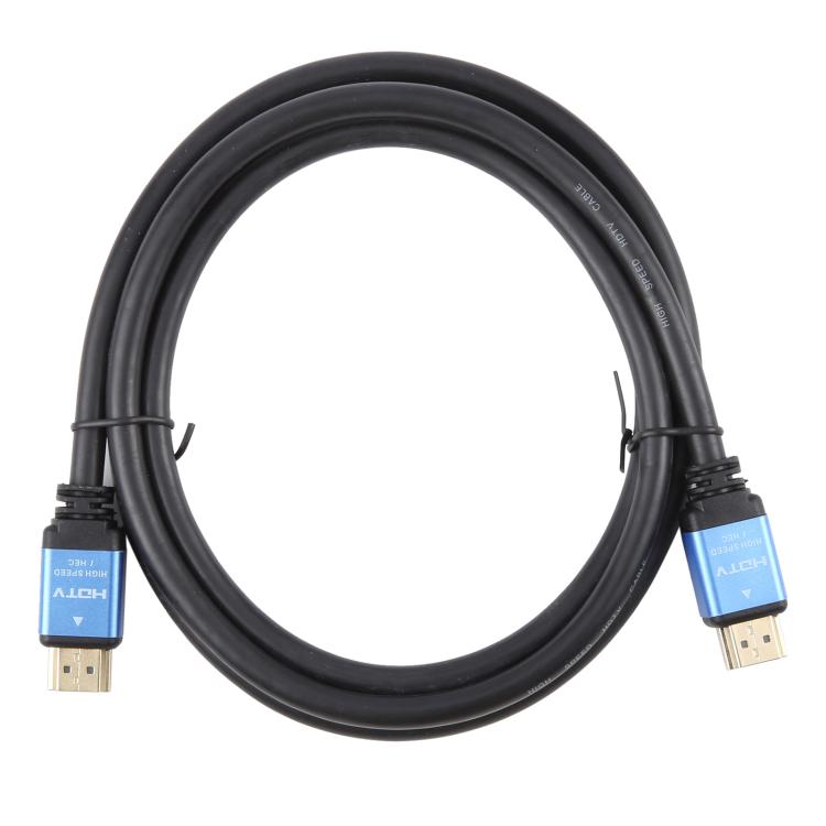 HDTV 2.0 Version 4K Full HD High Speed 19 Pin Male to 19 Pin Male Connector Cable, Length:2m - Black