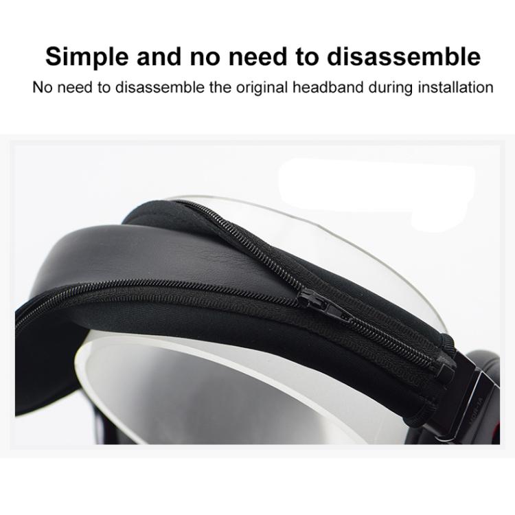 For Audio Technica ATH-MSR7 Neoprene Zipper Headband Cushion Pad Replacement Parts