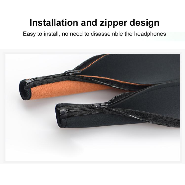 For Audio Technica ATH-MSR7 Neoprene Zipper Headband Cushion Pad Replacement Parts