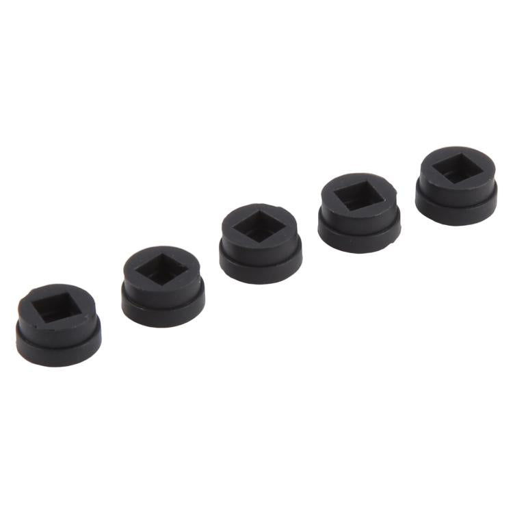 For HP 5pcs Mouse Cap, Diameter 0.4 x 0.5cm - Black