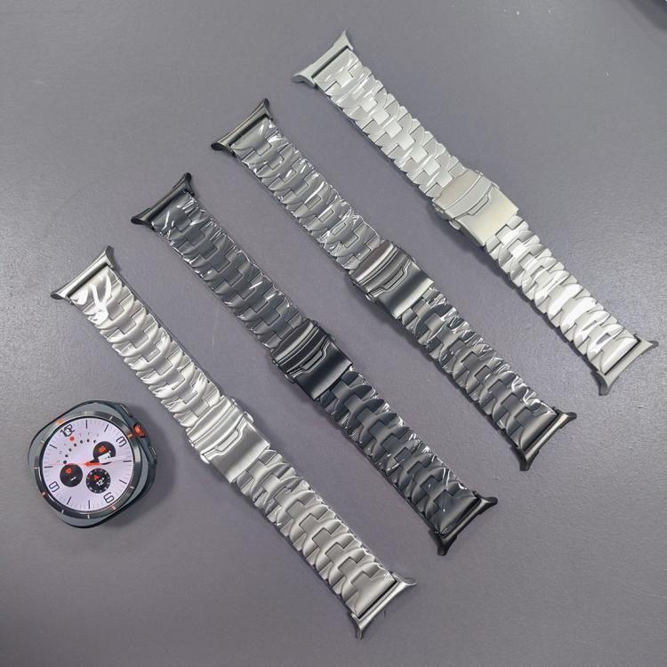 For Samsung Galaxy Watch Ultra 47mm / Ultra 2025 Butterfly Safety Buckle Titanium Alloy Watch Band