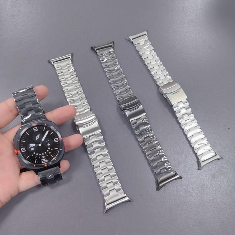 For Samsung Galaxy Watch Ultra 47mm / Ultra 2025 Butterfly Safety Buckle Titanium Alloy Watch Band