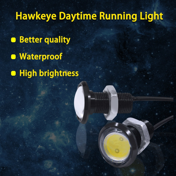 10 PCS 18mm 1.5W DC9-80V Motorcycle Eagle Eye Light Single Lens