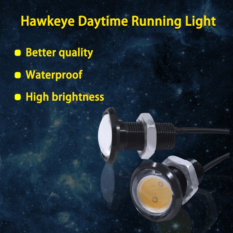 10 PCS 18mm 1.5W DC9-80V Motorcycle Eagle Eye Light Single Lens