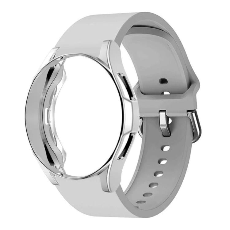 For Samsung Galaxy Watch 7 44mm Silicone Watch Band with TPU Case