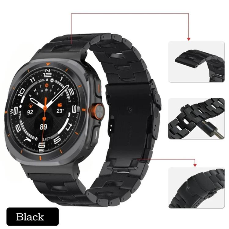 For Samsung Galaxy Watch Ultra 47mm / Ultra 2025 Safety Buckle Titanium Alloy Watch Band