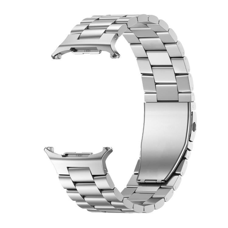 For Samsung Galaxy Watch8 / Watch8 Classic Three Beads Flat Buckle Titanium Alloy Watch Band