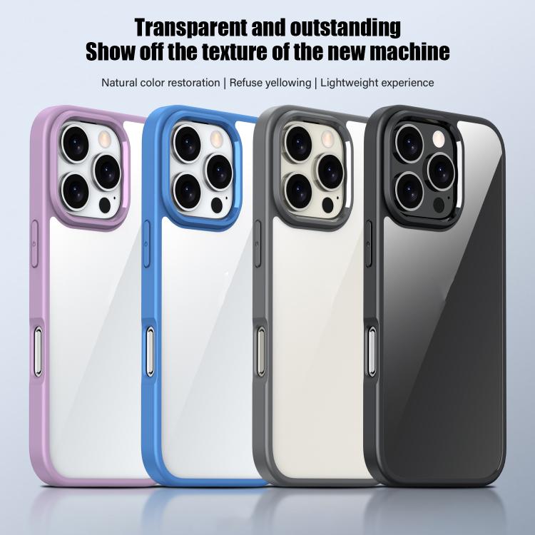 For iPhone 16 Pro Max iPAKY Bright Color Series Shockproof PC+TPU Phone Case