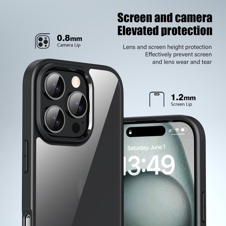 For iPhone 16 iPAKY Bright Color Series Shockproof PC+TPU Phone Case