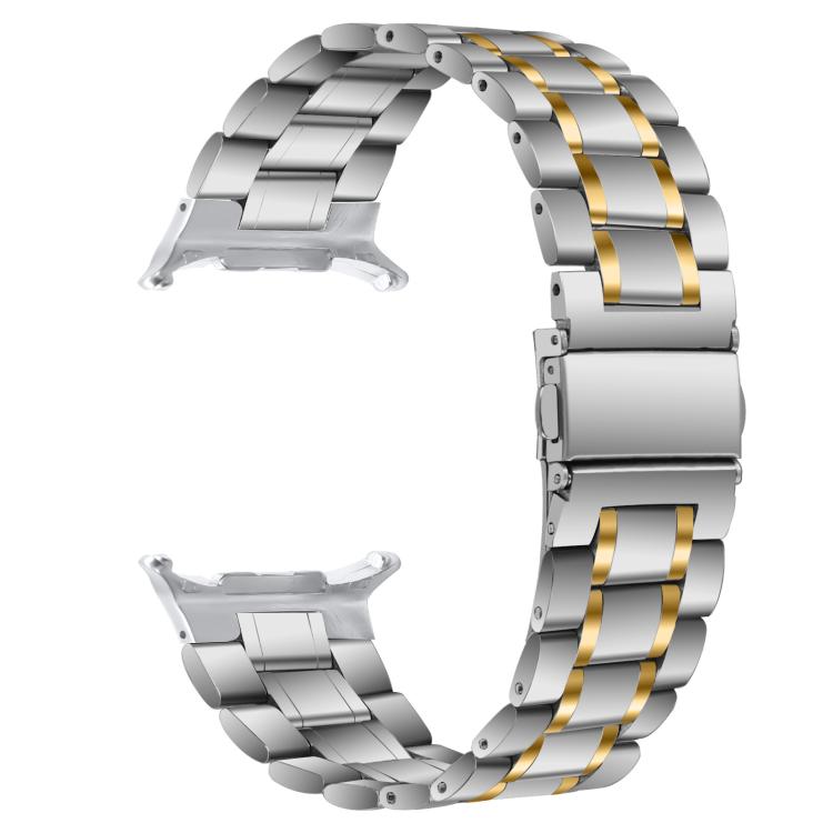 For Samsung Galaxy Watch8 / Watch8 Classic Five Beads Stainless Steel Metal Watch Band