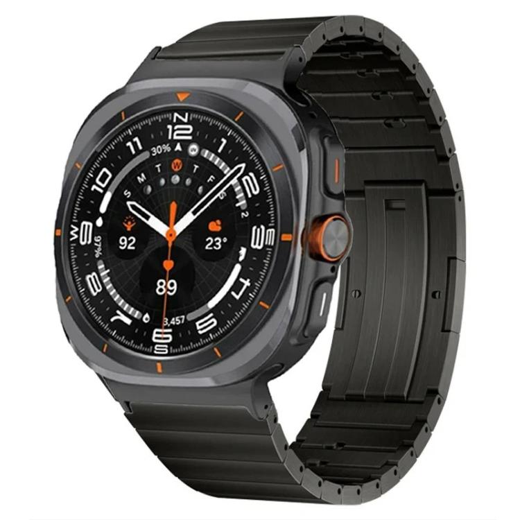 For Samsung Galaxy Watch Ultra / Ultra 2025 One Bead Side Slide Quick Release Buckle Titanium Alloy Watch Band