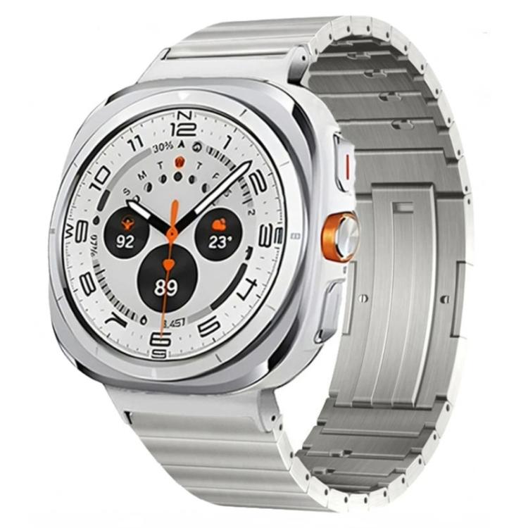 For Samsung Galaxy Watch Ultra / Ultra 2025 One Bead Side Slide Quick Release Buckle Titanium Alloy Watch Band