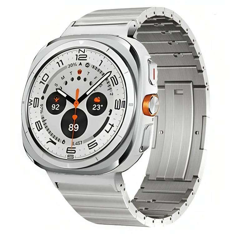 For Samsung Galaxy Watch8 / Watch8 Classic One Bead Side Slide Quick Release Buckle Titanium Alloy Watch Band