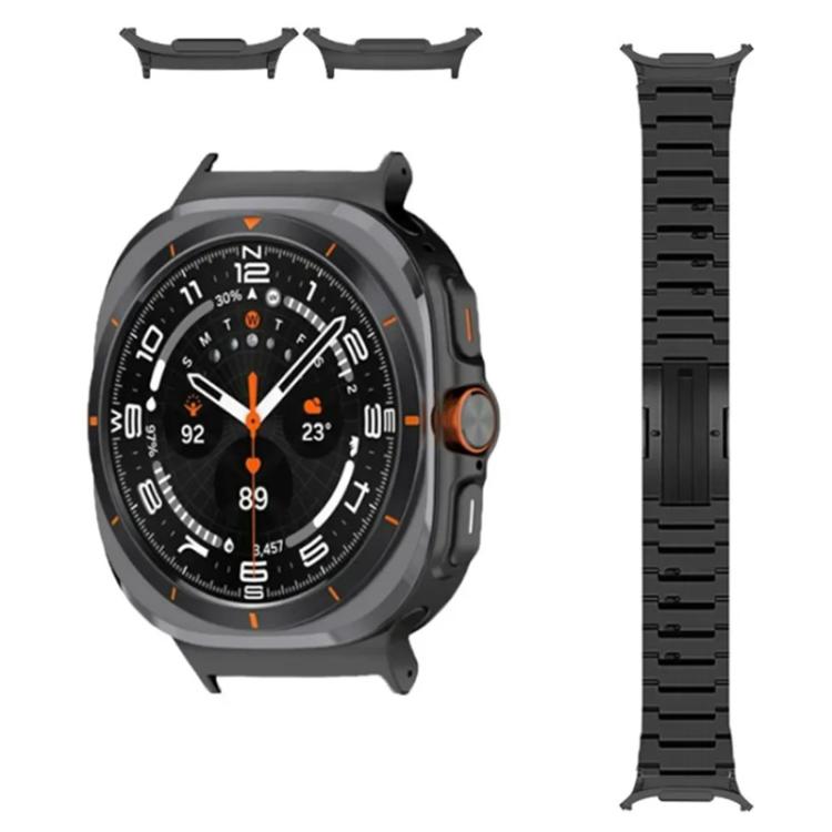 For Samsung Galaxy Watch8 / Watch8 Classic One Bead Side Slide Quick Release Buckle Titanium Alloy Watch Band