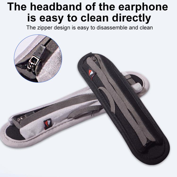Neoprene Zipper Headband Protective Cover For BOSE QC25 / QC15 / QC35 II, Model:Large-Black Grey