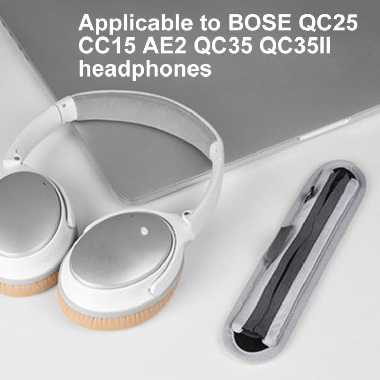 Neoprene Zipper Headband Protective Cover For BOSE QC25 / QC15 / QC35 II, Model:Small-Black