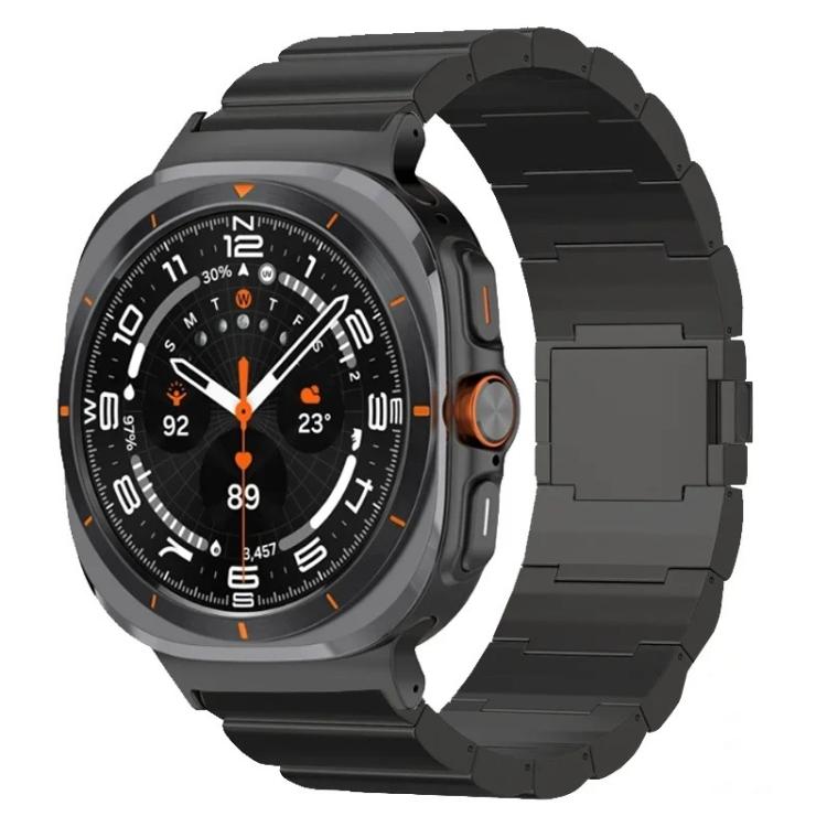 For Samsung Galaxy Watch Ultra / Ultra 2025 One Beads Magnetic Buckle Titanium Alloy Watch Band