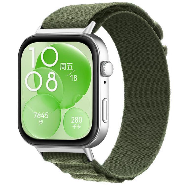 For Huawei Watch Fit3 / Fit4 / Fit4 Pro xDfind Nylon Loop Sport Watch Band