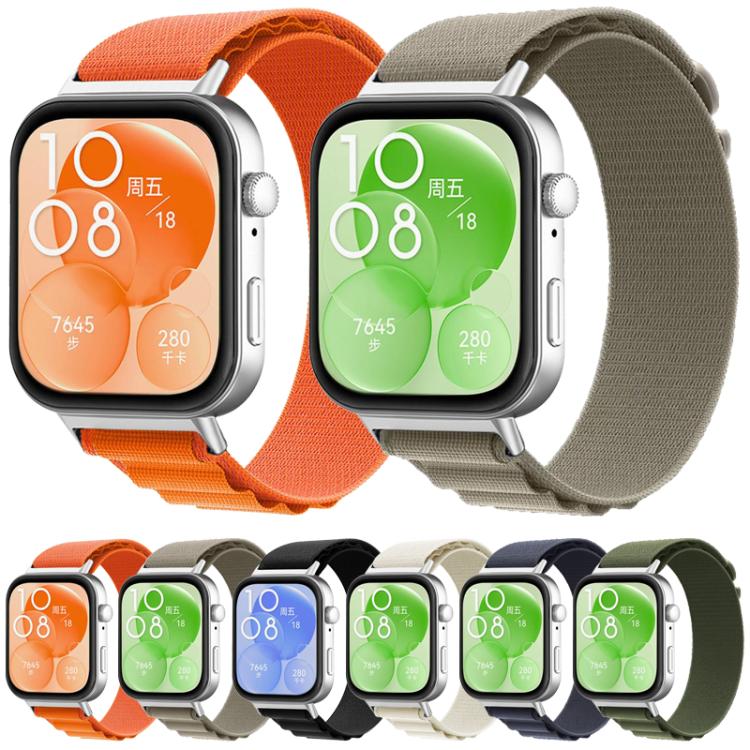 For Huawei Watch Fit3 / Fit4 / Fit4 Pro xDfind Nylon Loop Sport Watch Band