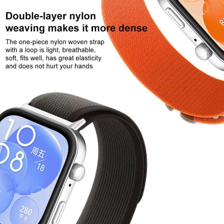 For Huawei Watch Fit3 / Fit4 / Fit4 Pro xDfind Nylon Loop Sport Watch Band