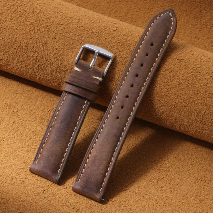 14mm xDfind Retro Crazy Horse Texture Leather Watch Band