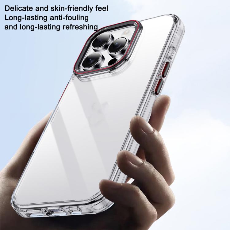 For iPhone 16 Pro iPAKY MG Series Transparent PC+TPU Phone Case