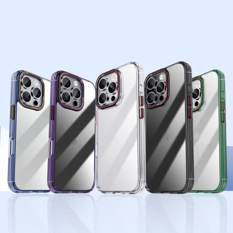For iPhone 16 Pro iPAKY MG Series Transparent PC+TPU Phone Case