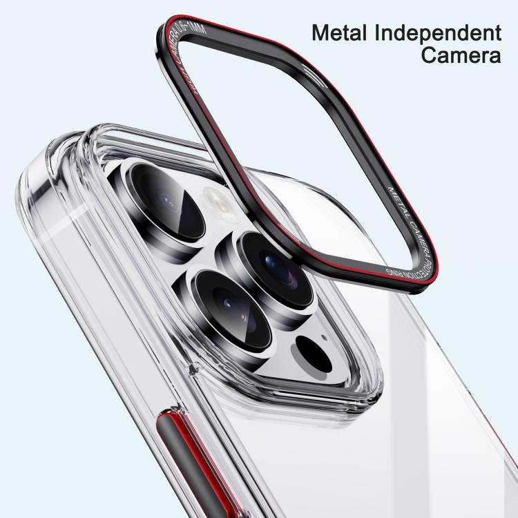 For iPhone 16 Plus iPAKY MG Series Transparent PC+TPU Phone Case
