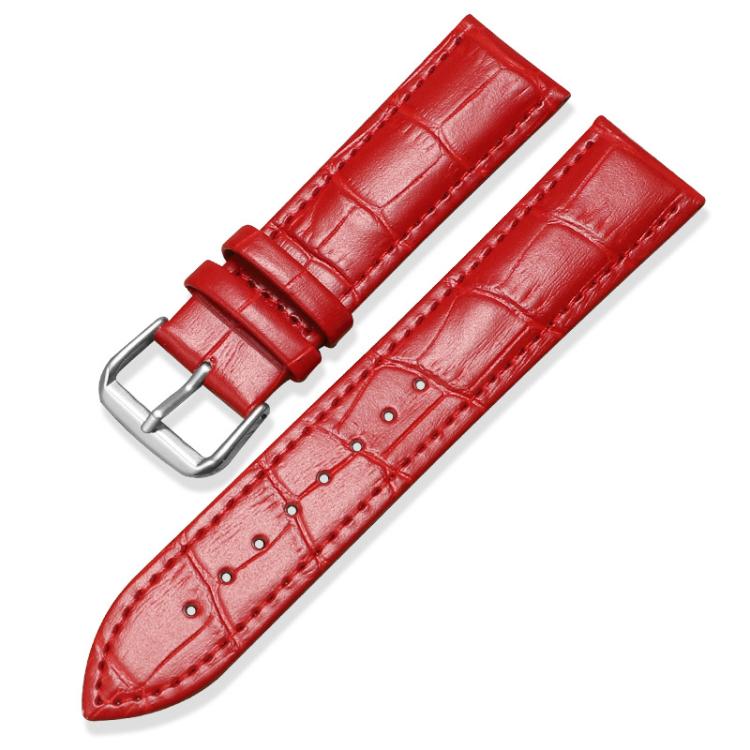 20mm xDfind Bamboo Texture Pin Buckle Leather Watch Band