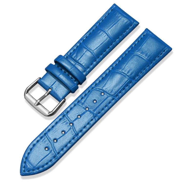22mm xDfind Bamboo Texture Pin Buckle Leather Watch Band