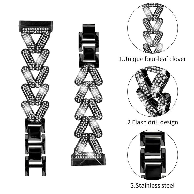 20mm xDfind Small Twist Diamond Metal Watch Band