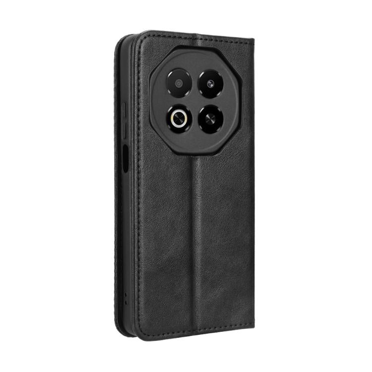 For Meizu Note 16 5G Magnetic Buckle Retro Texture Leather Phone Case