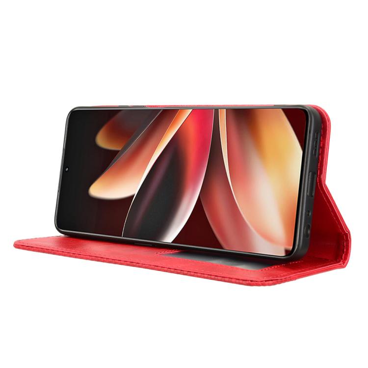 For Meizu Note 16 5G Magnetic Buckle Retro Texture Leather Phone Case
