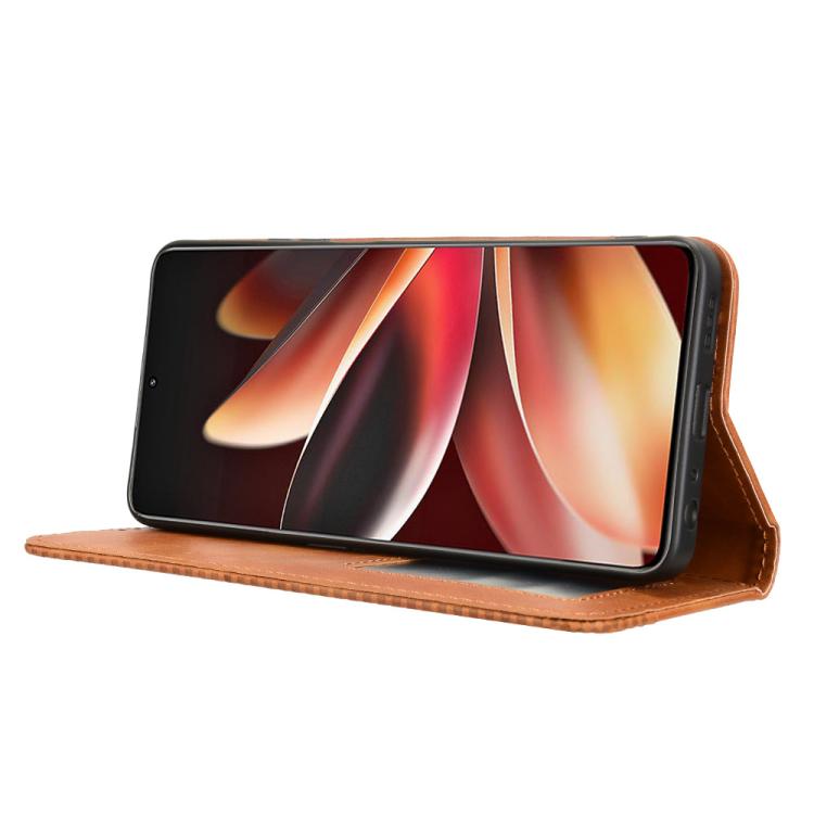 For Meizu Note 16 5G Magnetic Buckle Retro Texture Leather Phone Case