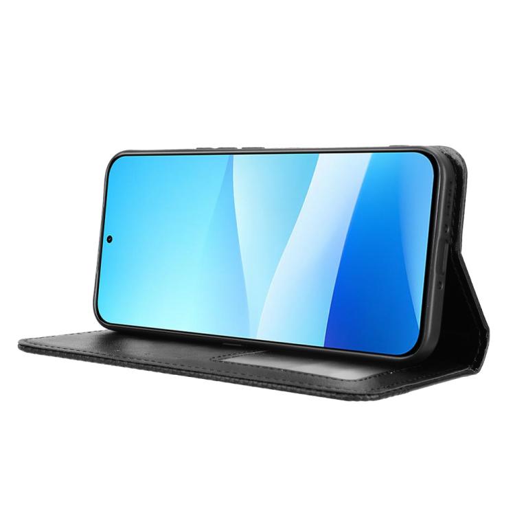 For Meizu Note 16 Pro 5G Magnetic Buckle Retro Texture Leather Phone Case
