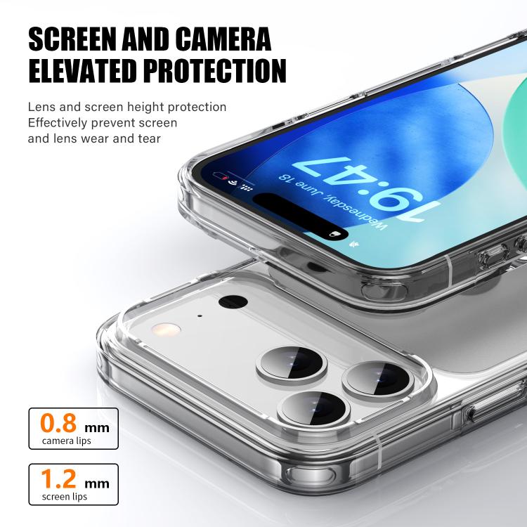 For iPhone 16 Plus iPAKY Phantom Series Shockproof PC+TPU Phone Case