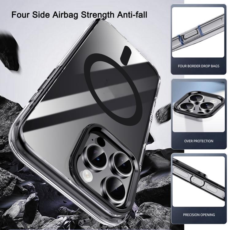 For iPhone 16 Pro iPAKY Mingxing Series MagSafe Magnetic Shockproof PC+TPU Phone Case