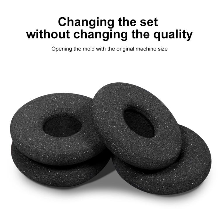 2pcs Foam Earpads For Jabra GN2000 / BIZ 2300 / 2400 / 1500 / 1900 - Black