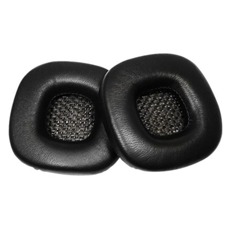 2pcs Sponge Earmuffs Replacement Earpads For Marshall Major II, Model:Black Lambskin