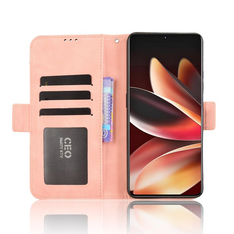 For Meizu Note 16 5G Skin Feel Calf Texture Card Slots Leather Phone Case