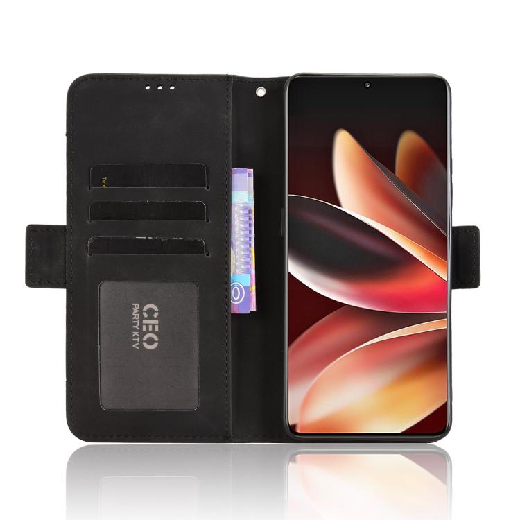 For Meizu Note 16 5G Skin Feel Calf Texture Card Slots Leather Phone Case