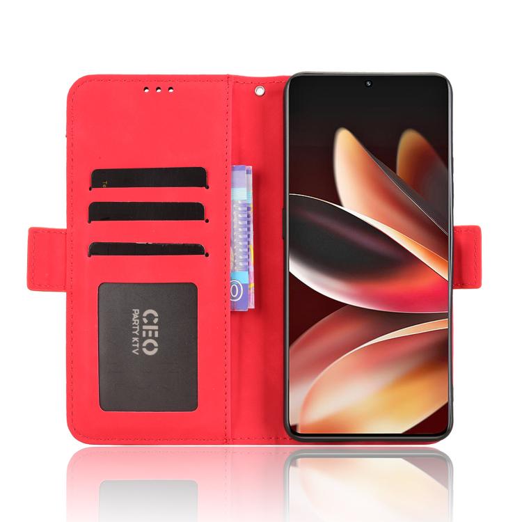 For Meizu Note 16 5G Skin Feel Calf Texture Card Slots Leather Phone Case