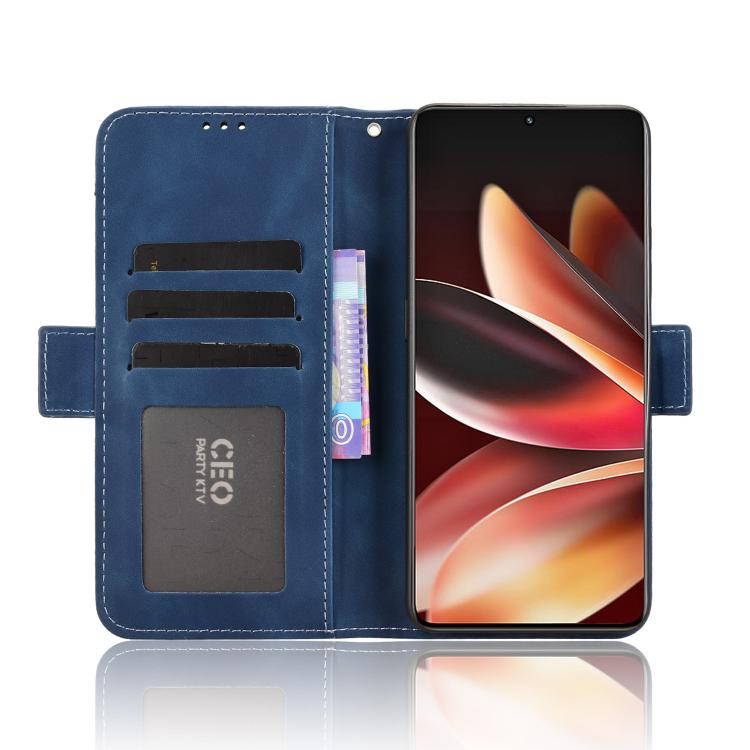 For Meizu Note 16 5G Skin Feel Calf Texture Card Slots Leather Phone Case