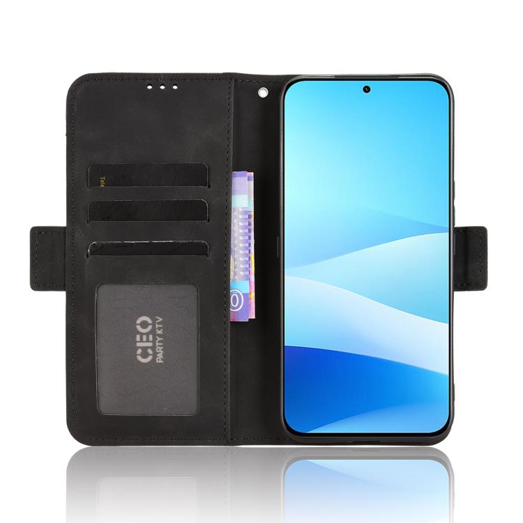 For Meizu Note 16 Pro 5G Skin Feel Calf Texture Card Slots Leather Phone Case