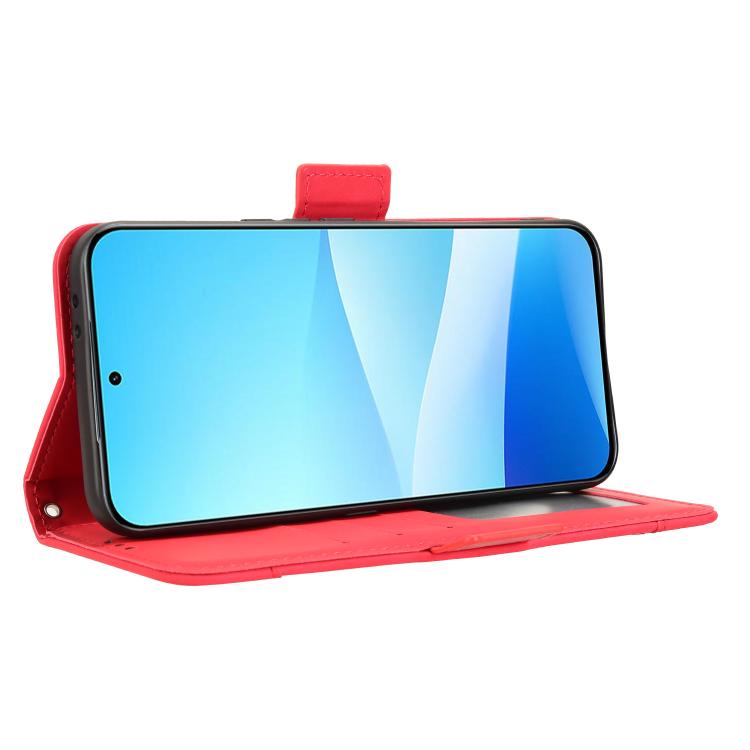 For Meizu Note 16 Pro 5G Skin Feel Calf Texture Card Slots Leather Phone Case