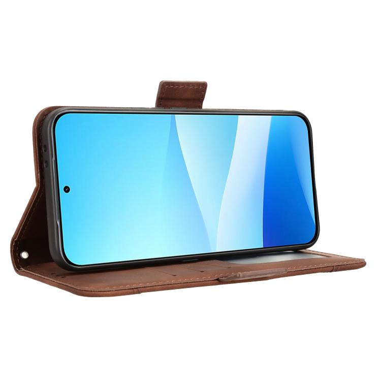 For Meizu Note 16 Pro 5G Skin Feel Calf Texture Card Slots Leather Phone Case