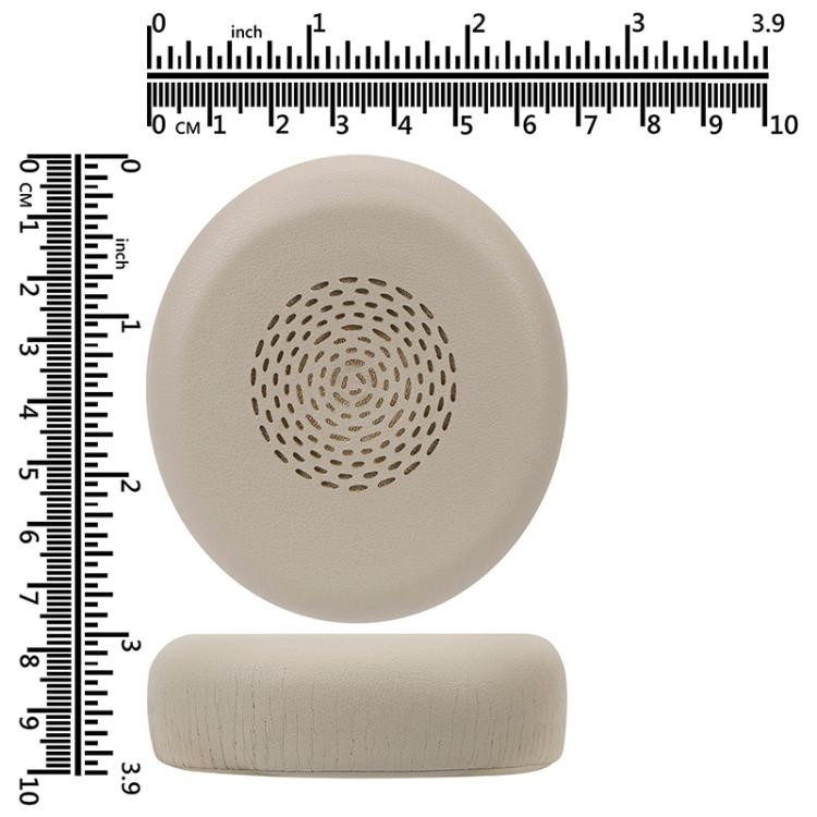 1 Pair Protein Leather Earpads For Jabra Evolve2 75
