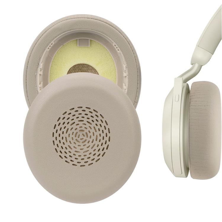 1 Pair Protein Leather Earpads For Jabra Evolve2 75