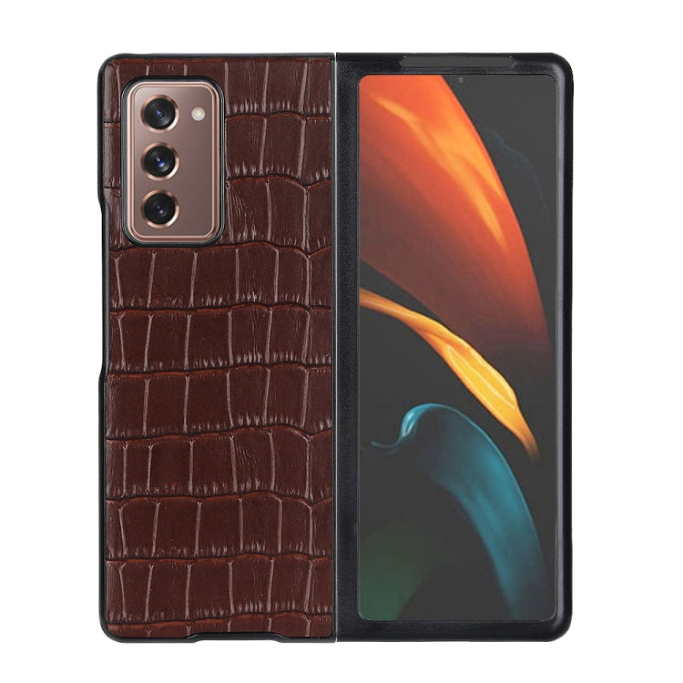 For Samsung Galaxy Z Fold2 5G Crocodile Texture Shockproof Protective Case