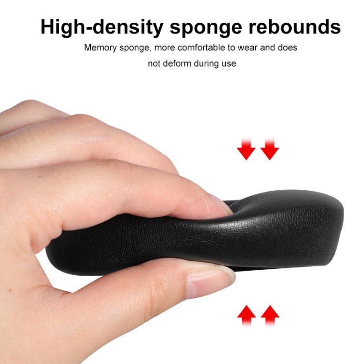 2pcs Protein Leather Earpads For SteelSeries Nova Pro - Black